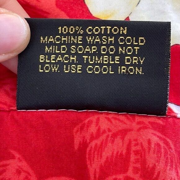 Vintage 90s Mens Royal Creations Hawaiian Floral Tropical Tiki Button Down Sz M - Picture 3 of 10